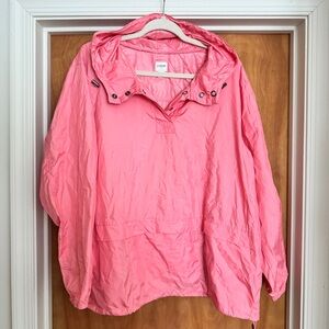J. Crew Women's Vibrant Pink Windbreaker Jacket